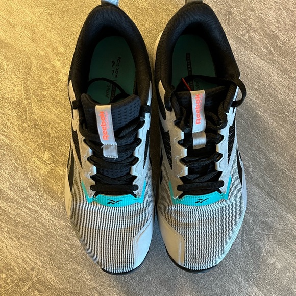 Reebok Nanoflex TR V2 Cross Trainer. Black /Pure Grey/Classic Teal - Picture 3 of 3